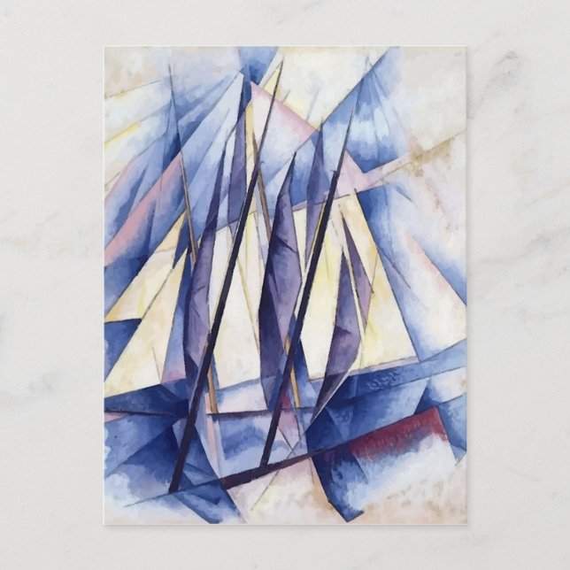 Cartão Postal Movimentos de vela (Frente)