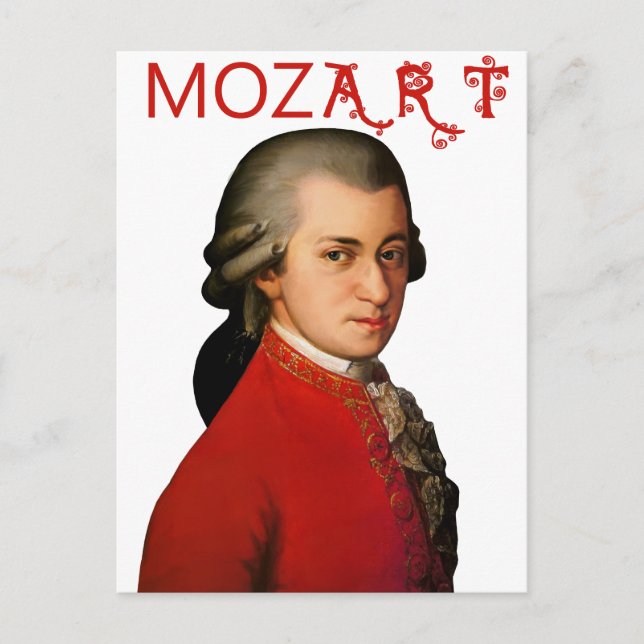 Cartão Postal mozART (Frente)