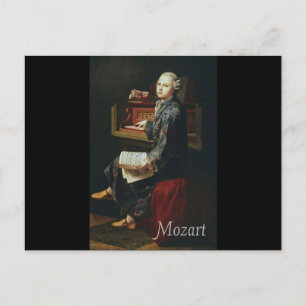Cartão Postal Mozart