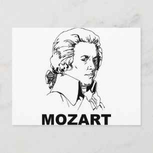 Cartão Postal Mozart