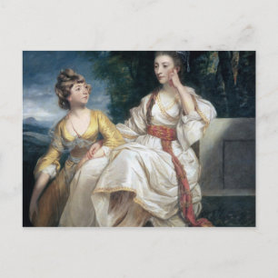 Cartão Postal Mrs Thrale and her Daughter Hester 1777-78