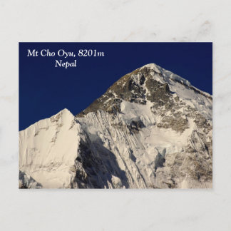 Cartão Postal Mt Cho Oyu