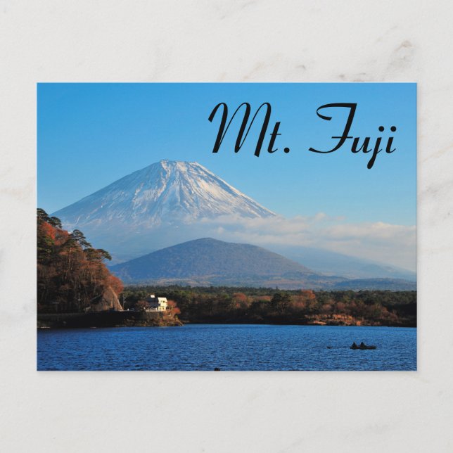Cartão Postal Mt Fuji (Frente)