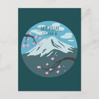 Cartão Postal Mt. Fuji Altitude