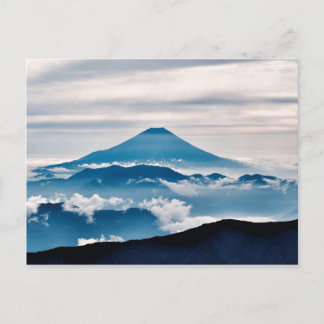 Cartão Postal "Mt. Fuji dos Alpes do Sul" (南 ア ル プ ス か の ら 富 士 山