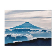 "Mt. Fuji dos Alpes do Sul" (南 ア ル プ ス か の ら 富 士 山