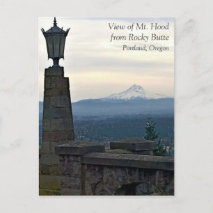 Cartão Postal Mt. Hood, de Rocky Butte, Portland, Oregon