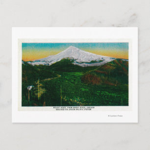 Cartão Postal Mt. Hood do Sandy River, ORMt. Hood, OU