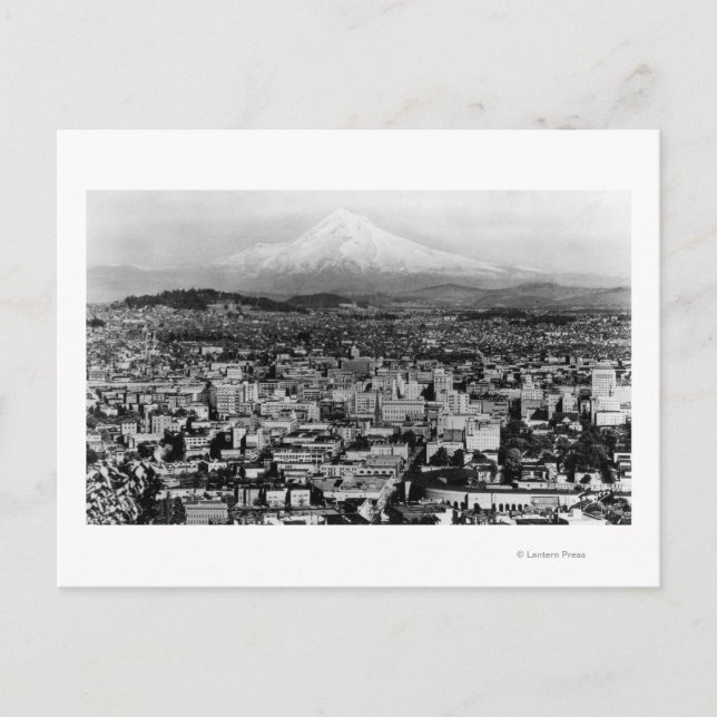 Cartão Postal Mt. Hood View, de Portland, Oregon Fotografia (Frente)