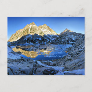 Cartão Postal Mt Izaak Walton sobre o Lago Sunrise do Bighorn - 