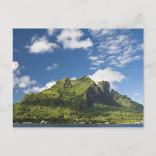 Cartão Postal Mt. Otemanu e cenas da bela Bora Bora