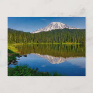 Cartão Postal Mt. Rainier e Reflection Lake