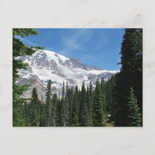 Cartão Postal Mt Rainier Washington State por Julie L. Cleveland