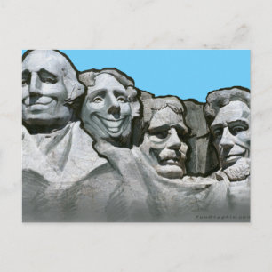 Cartão Postal Mt Rushmore