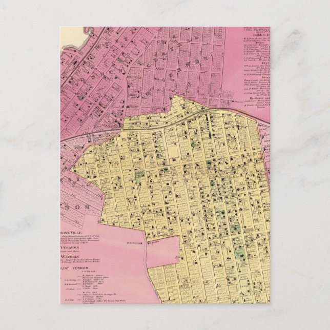Cartão Postal Mt Vernon, NY (Frente)