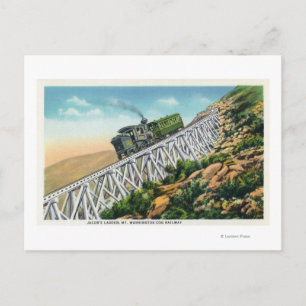 Cartão Postal Mt Washington Cog Rail, Escada de Jacob