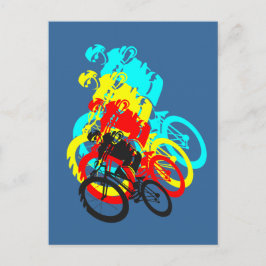 Cartão Postal MTB da antiga escola/Triais de bicicleta