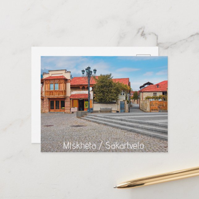 Cartão Postal Mtskheta Georgia (Frente/Verso In Situ)