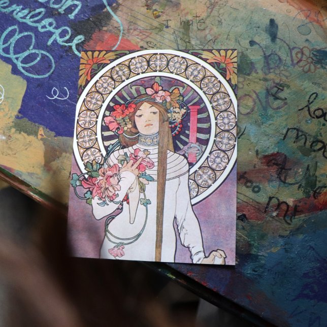 Cartão Postal Mucha Deusa (Criador carregado)