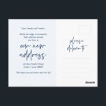 Cartão Postal Mudamos, novo anúncio de endereço residencial<br><div class="desc">Esta design moderna e minimalista nova casa,  anúncio comovente,  mudança de endereço postais (com o título do cartão,  nós mudamos). É a maneira perfeita de anunciar aos seus amigos e familiares que se mudaram.</div>