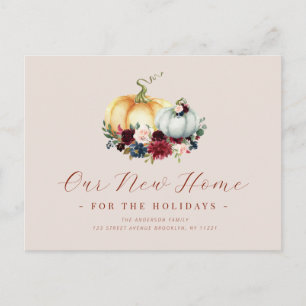 Cartão Postal Mudamos o anúncio comovente da Ação de Graças