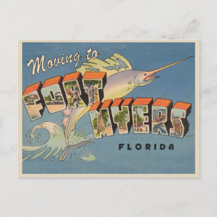 Cartão Postal Mudança de endereço do Fort Myers Flórida