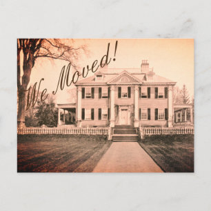 Cartão Postal Mudança de endereço - The Mansion House -