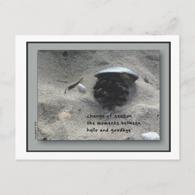 Cartão Postal Mudança de estações (Frente)