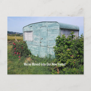 Cartão Postal Mudança De Shack De Endereço