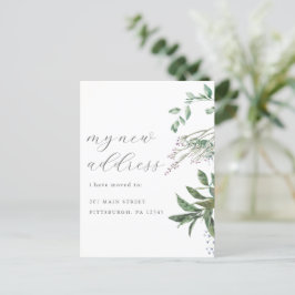 Cartão Postal Mudança Moderna de Morada em Movimento