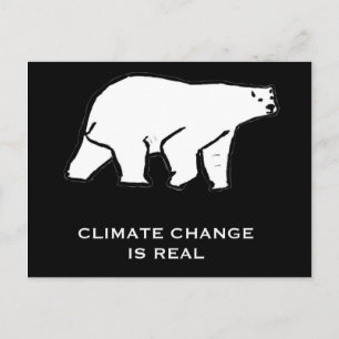 Cartão Postal Mudanças Climáticas são Reais