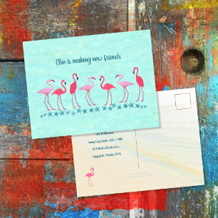 Cartão Postal Mudando para o novo endereço dos amigos do Tropics