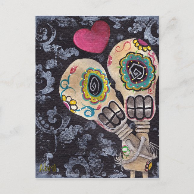 Cartão postal Muertos de Amor (Frente)
