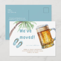 Mug Tropical Palm Tree Beer Mug Nós Mudamos