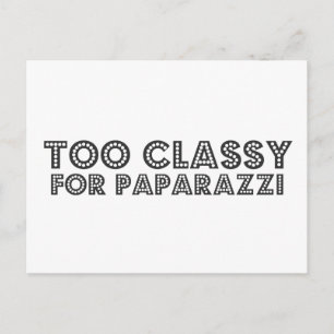 Cartão Postal Muito Clássico Para Paparazzi