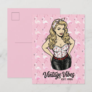Cartão Postal Muito Glam para Dar uma Revoada 🦩