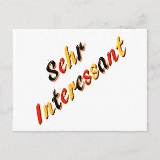 Cartão postal muito interessante