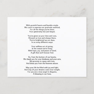 Cartão Postal Muito Obrigado