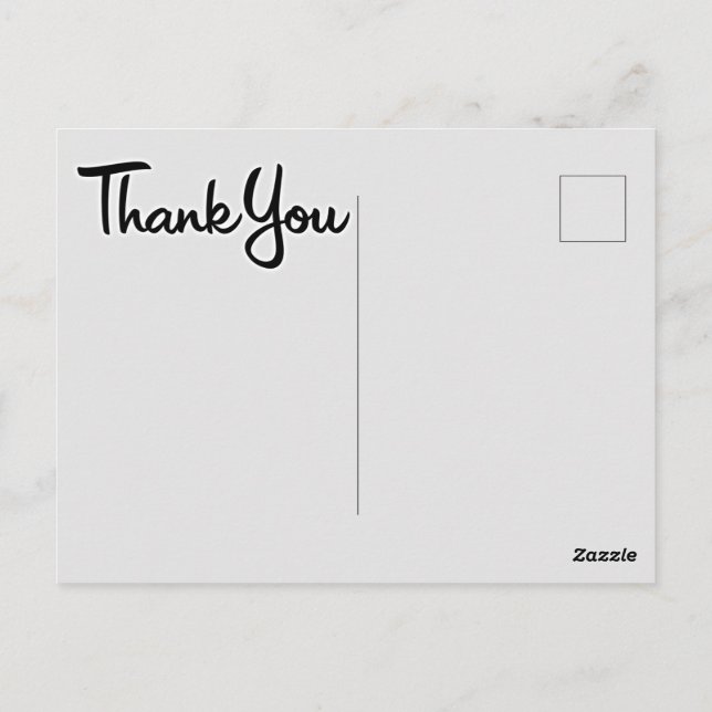 Cartão Postal Muito obrigado, Cartola (Verso)