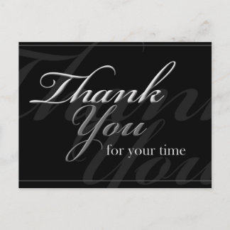 Cartão Postal Muito obrigado por