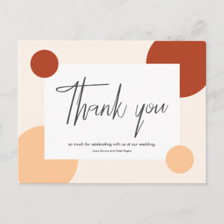 Cartão Postal Muito obrigado por celebrar conosco nosso..