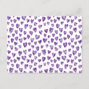 Cartão Postal Muito Peri Watercolor Heart