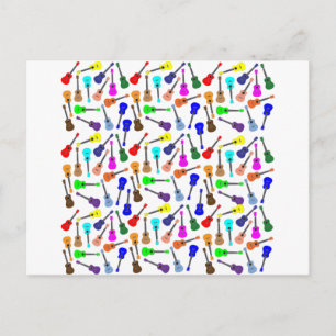 Cartão Postal Muitos Ukuleles