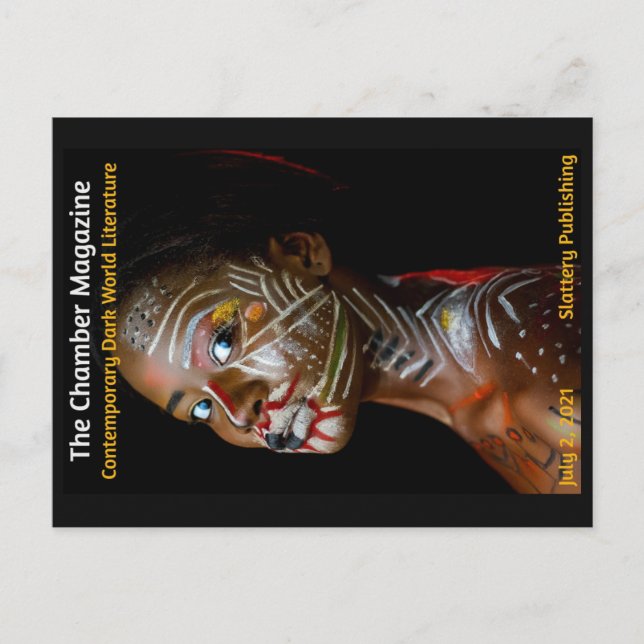 Cartão Postal Mulher africana (Frente)