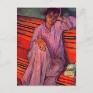 Cartão Postal Mulher Africana Por Emile Bernard