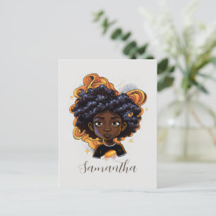 Cartão Postal Mulher Afro-Americana - Irmãos Marrons