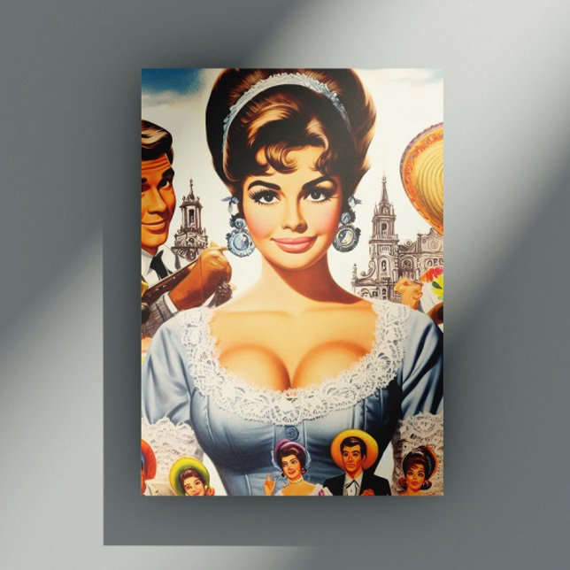 Cartão Postal Mulher Antiga Fofa (Criador carregado)