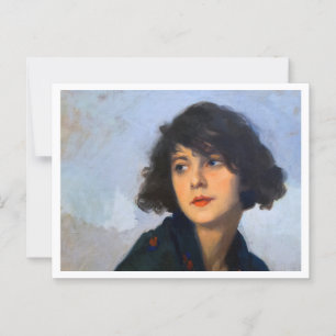 Cartão Postal Mulher, Boulet, 1927 Art