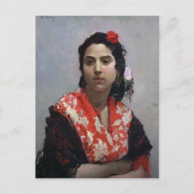Cartão Postal Mulher cigana (Frente)