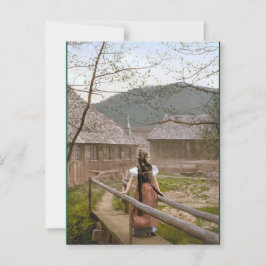 Cartão Postal Mulher da Floresta Negra